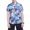 Bleu Ciel, variante sur TIHLMK T-Shirts pour Hommes Été Coton Grande Taille Manches Courtes Imprimé Hawaïen