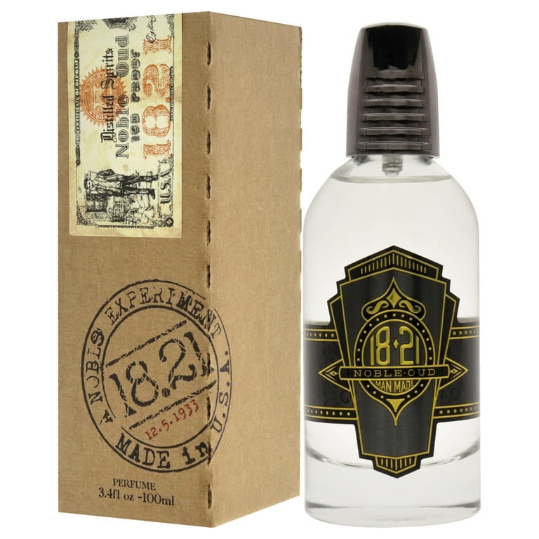 18.21 Man Made Noble Oud Perfume - 3.4 oz Long Lasting Spray for
