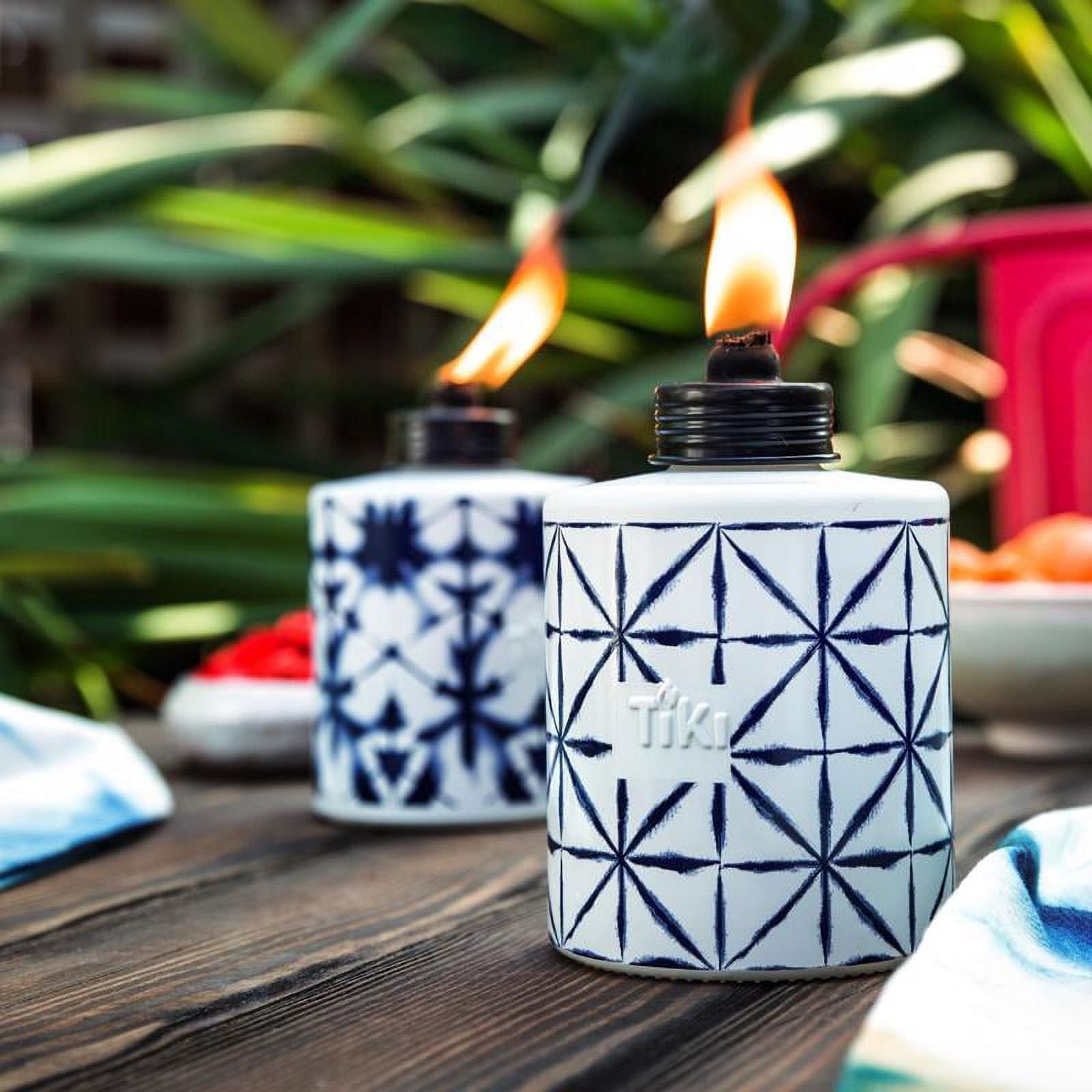 Tiki 1120101 Tabletop Torch, Glass