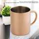 thumbnail image 3 of Taza de café Zerone 400mL Acero inoxidable 304, 3 of 8