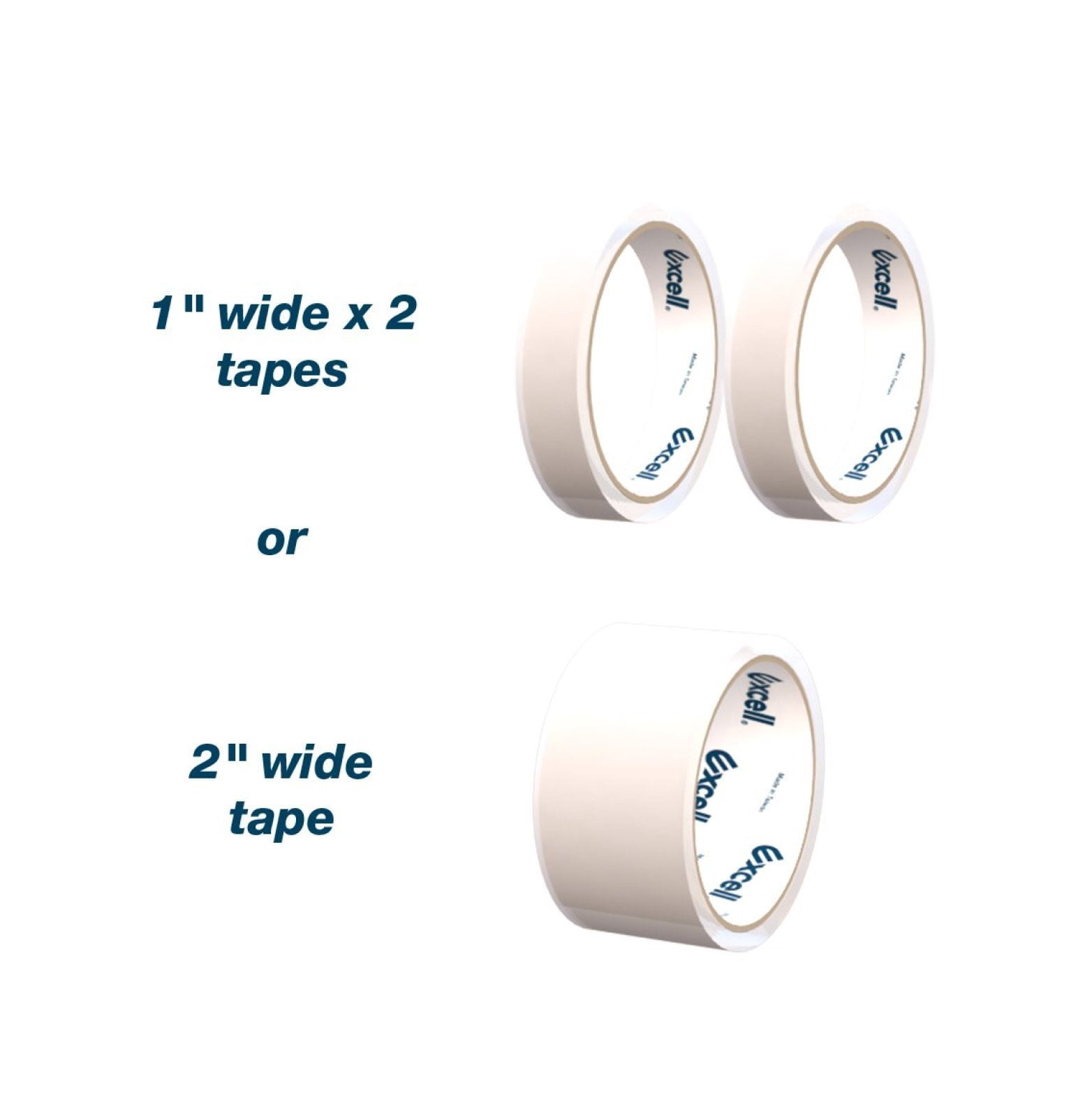Tape Dispenser Desktop, 3 Inch Wide Steel Dispenser with Suction Cups
