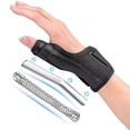 thumbnail image 1 of Férula para pulgar, férula para pulgar en espiga, férula para muñeca ajustable y transpirable para mano derecha e izquierda, alivio del dolor, soporte para pulgar y muñeca para el carpo, 1 of 4