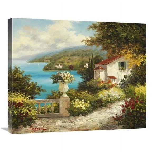 Global Gallery GCS-132575-30-142 30 in. Casa Del Mare Art Print - Lazzara