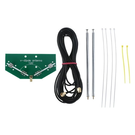 

78M-1 GHz Frequency Receive 137MHz Positive V Horn Antenna Rod V-dipole Oscillator DIY Kits with SMA Cable