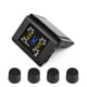 thumbnail image 3 of Sistema de monitoreo de presión de neumáticos de automóviles con 4 sensores, pantalla LCD digital, monitoreo de tiempo, monitor TPMS de energía solar - Sensor externo Macarena Sistema de monitoreo, 3 of 8