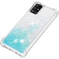 thumbnail image 6 of Compatible with Samsung Galaxy A51 5G Case Glitter Luxury Cute Love Liquid Quicksand Clear TPU Girls Women Stylish Bumper Shockproof Protective Case for Samsung Galaxy A51 5G Star Blue YB, 6 of 12
