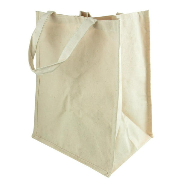 Cotton Canvas Tote Shopping Bag with Gusset, 14-Inch - wcy.wat.edu.pl - wcy.wat.edu.pl
