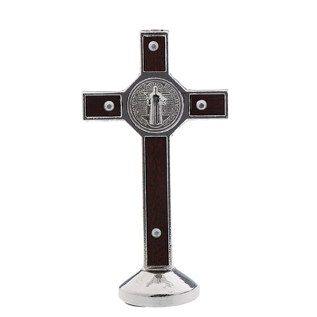 Croix En Bois Sincère - Décoration Murale Rustique - Décoration Murale De Jésus Pour La Maison, Les Mariages Chrétiens, Les Fêtes, La Méditation (noir