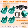 thumbnail image 4 of 4 Protectores de Metal para Amortiguadores ARRMA 1/7 1/8 RC, Color Verde, 4 of 9