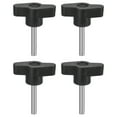 thumbnail image 1 of Uxcell Vis de Serrage en Acier Inoxydable 304 Bouton en Forme de T Vis à Pouce M5 x 30mm 4, 1 of 6