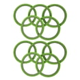 thumbnail image 1 of 10 rollos de cinta adhesiva de colores para pizarra blanca, cinta de enmascarar autoadhesiva para rayado. Verde, 1 of 9