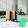 thumbnail image 6 of Uxcell Waterproof Blank Shipping Tags Plastic Price Hang Labels for Luggage and Clothing Light Green 3.5" x 2", 6 of 7