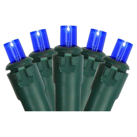 Lights 4' Spacing Green Wire - Northlight 50 ct. LED Lights with Green Wire 4 in. Spacing