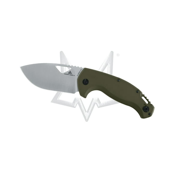 Fox Knives El Capitan Frame Lock M390 Stainless & OD Green Aluminum Pocket Knife