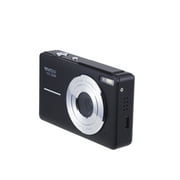 Vivitar Popsnap Slim Lightweight Built-In Flash 1080p 16X Zoom Compact Digital Camera with Micro SD Slot, Black