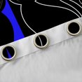 thumbnail image 4 of jejeloiu Romantic Valentine'S Day Curtains Pack of 2 (42x84 Each),Cute Cat Kitten Curtains Blackout,Deepblue Black Bedroom Curtains For Girls,Ultra Soft Home Decor, 4 of 6