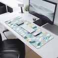 thumbnail image 2 of Long Mouse Pads for Desk,Pioneer Flower Floral Print Pattern Desk Mats on Top Of Desks, Desk Mouse Pad Extra Large with 3mm Non-Slip Base and Stitched Edge for Gaming,Office,Work,Home 31.5"x11.8", 2 of 6