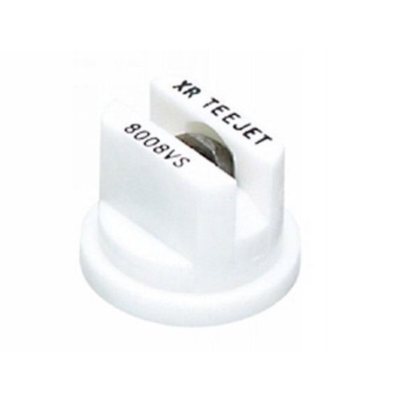 XR8008VS Teejet Nozzle, Extended Range Flat Spray Tip, White