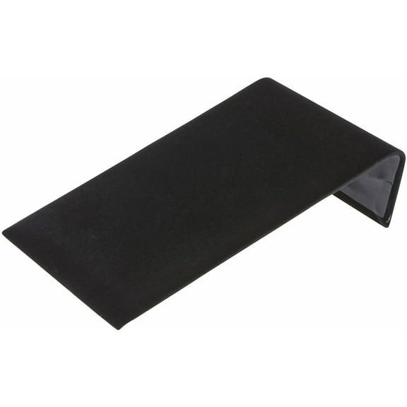 Plymor Black Velvet Bracelet Ramp Display Stand, 4.75" W x 8" D x 2" H