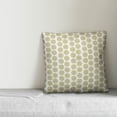 thumbnail image 2 of Creative Products Tan Floral Pattern 16x16 Spun Poly Pillow, 2 of 2