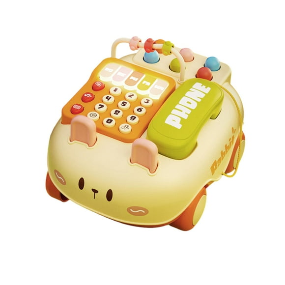 HILABEE Baby Phone Toy Baby Piano Cartoon Game Story Toy Mobile Phone Toy for Boys Girls