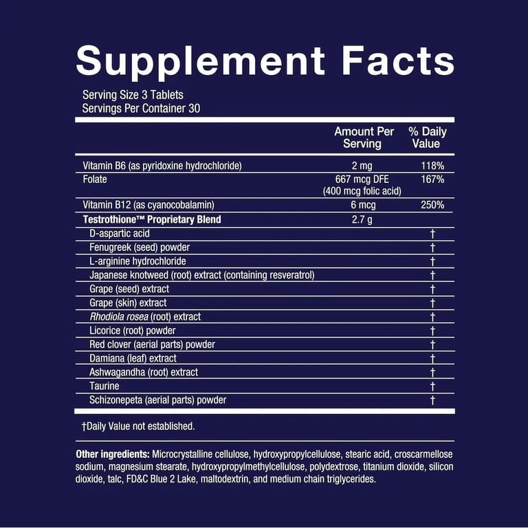 Novex Biotech Testrovax - Performance Strength Pills