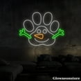 thumbnail image 2 of Glowneon Pet Paw Neon Sign, Dog Paw Snowman Led Sign, Pet Lover Gift, Pet Shop Decor, Noel Gifts, 2 of 5