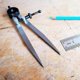 thumbnail image 4 of 6 Inch Adjustable Lockable Steel Divider Wing Leather Compass, 4 of 5