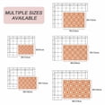 thumbnail image 6 of Orange White Geometric Outdoor Rug 3x5 Ft, Non Slip Washable Area Rug, Modern Abstract Art Patio Rugs Carpet Runner, Large Floor Mat for Indoor/Outdoor Deck Porch Camping, 6 of 8