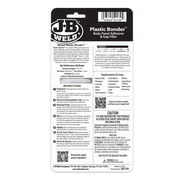 J-B Weld Plasticbonder Black Syringe Epoxy Adhesive 25 ml