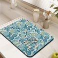 thumbnail image 3 of Washable Rubber Boho Style Vintage Floral Dish Drying Mats for Kitchen Counter Home Large Coffee Bar Pad Accessories and Decor for Utensils Stemware 18''x24'', 3 of 6