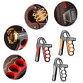 thumbnail image 4 of NAOJIE® Renforceur de Poignée avec Résistance Réglable 11-220lbs(5-100kg), Compteur Automatique, Design Ergonomique-Gris, Renforceur de Poignée, Poignée, Renforceur d'Avant-bras, 4 of 8