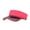 Hot Pink, variant on Fashion Women Solid Color Sun Protection Topless Transparent Baseball Visor Cap - Adjustable, Comfortable Stretch Fabric, Unisex