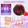 thumbnail image 3 of 3 in 1 Hair Oil Applicator, Electric Head Massager Scalp, Hair Brushes for Hair Scalp Massager with Adjustable Speed, IPX7 Waterproof,  Oil Diffuser Massage Comb for Home and Travel, 3 of 7