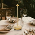 thumbnail image 3 of Cordless Table Lamp, Rechargeable Led Desk Lamp 6000mAh Battery Operated Lamp, 3 Colors Stepless Dimming Waterproof Portable Lamp for Indoor/Outdoor (Gold), 3 of 9