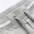 thumbnail image 6 of BRANROY Mens Elastic Waist Cargo Shorts - Drawstring Breathable Lightweight Casual Shorts, Work as Beach Shorts, Hiking Shorts, and Running Shorts with Multiple Pockets,Light Gray,S, 6 of 6