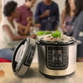 thumbnail image 4 of MegaChef 6 Quart Electric Pressure Cooker with 14 Pre-Set Multi-Function Features & Stainless Steel Pot, 4 of 4