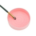 thumbnail image 4 of Unique Bargains 1 Pc Portable Round Makeup Sponge Brush Cleaner Pink, 4 of 6
