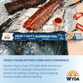 thumbnail image 3 of Wyda Aluminum Foil Heavy Duty, 37.5 Sqft, 3 Pack | Food Wraps, 3 of 12