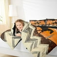 thumbnail image 4 of Feelyou Tribal Western Cowgirl Bedding Comforter Set, Rustic Horse Animal Twin Comforter Sets, Teen Boy Girl Kid Reversible Bedding Set, Microfiber Bedroom Decor, 2pcs, 4 of 8