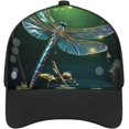 thumbnail image 1 of Dragonfly Green Baseball Cap Classic Golf Cap Soft Dad Hat Multicolor Adjustable Low Profile Hat Unisex, 1 of 6