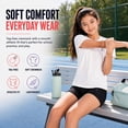 thumbnail image 4 of Essenclo Girls Dry Fit Athletic Shirts, 3 Pack, Short Sleeve Crewneck Performance Tees for Sports & Activewear, Ages 3-36, 4 of 7