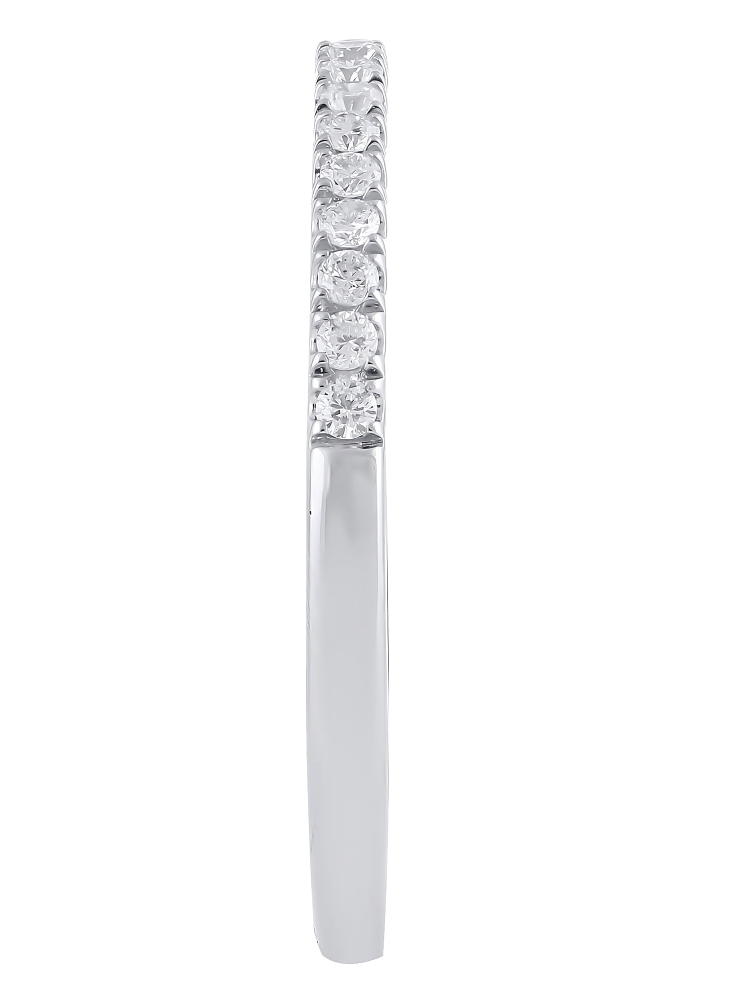 1/5 Carat T.W. (SI Clarity, H-I Color) Brilliance Fine Jewelry Lab Grown Diamond Wedding Band in Sterling Silver, Womens, Size 8