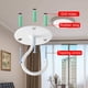 thumbnail image 4 of 2pcs-Gancho de hierro de pared-Blanco Adepaton HMHZ743-2, 4 of 7
