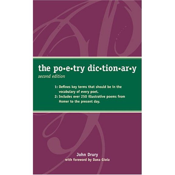 Pre-Owned The Poetry Dictionary (Paperback) 1582973296 9781582973296