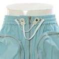 thumbnail image 5 of Siilsaa Woman Wide Leg Pants Women's High Waisted Boyfriend Baggy Jeans Straight Leg Casual Denim Pants Sky Blue,XXL, 5 of 7