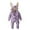 Multicolor, variant on Children's One-piece Jumpsuit - Animal Bunny Baby Easter Romper Long Ear Rabbit Hoodie Romper Jumpsuit with Zipper