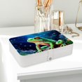 thumbnail image 6 of Frog Elegant Jewelry Box Organizer with Removable Compartment for Earrings - Portable PU Leather Case, 6 of 6