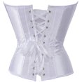 thumbnail image 3 of Corsets for Women Gothic Satin Classic Bustiers Top Plus Size, 3 of 5