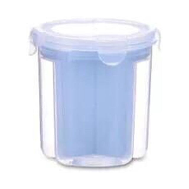 Billuyoard Caja de almacenamiento de para cocina, contenedor de cereales, alimentos, frijoles, gabinete, organizador de sellos Organizadores de utensilios de cocina azul 13.5*14.5*11.5 cm